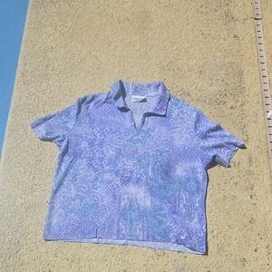 Women's Purple Patterned Top